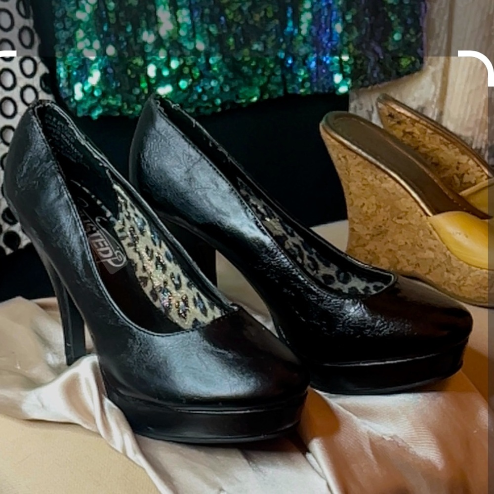 Black heels